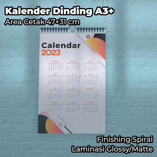 Kalender Duduk Ukuran A5 isi 7 lmbr