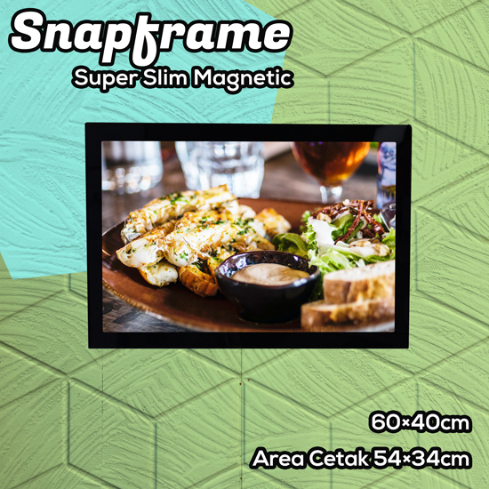 Print Snapframe Super Slim M 60×40 Black (PROMO HARI KEMERDEKAAN)