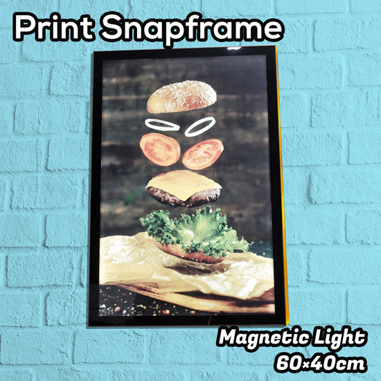 Print Snapframe Magnetic Light 60×40 Gold (PROMO HARI KEMERDEKAAN)