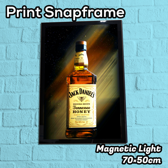 Print Snapframe Magnetic Light 70×50 Black (PROMO HARI KEMERDEKAAN)