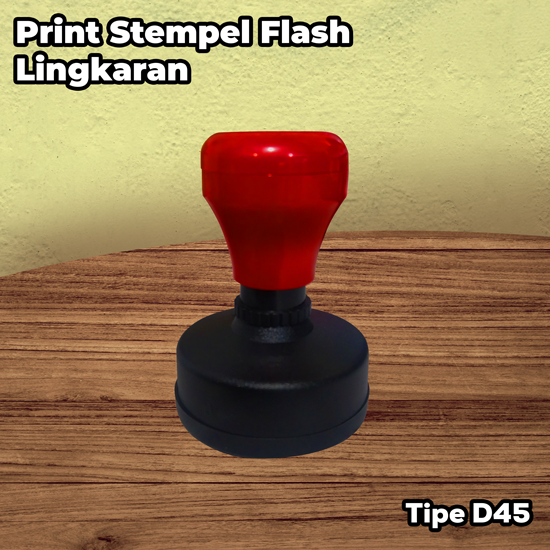 Stempel Flash Lingkaran D45