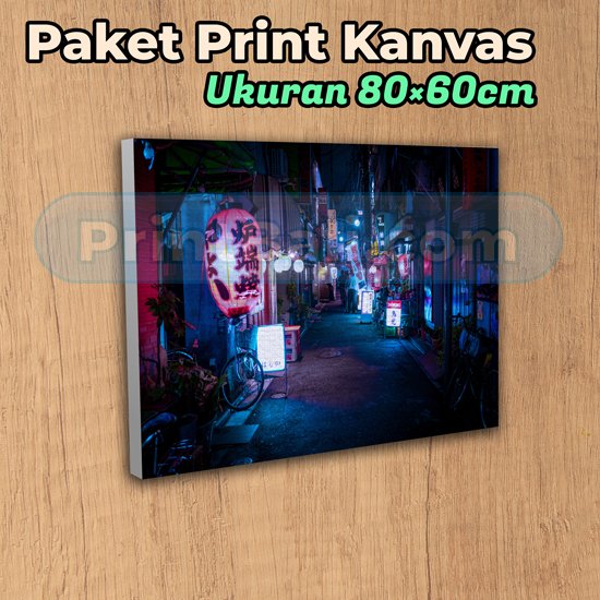 Paket Display Kanvas Spanram 80×60