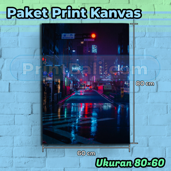 Paket Display Kanvas Spanram 80×60