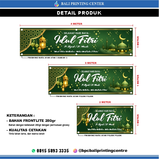 Spanduk Idul Fitri