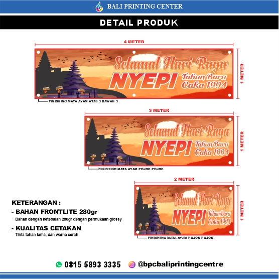 Spanduk Nyepi