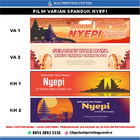 Spanduk Nyepi