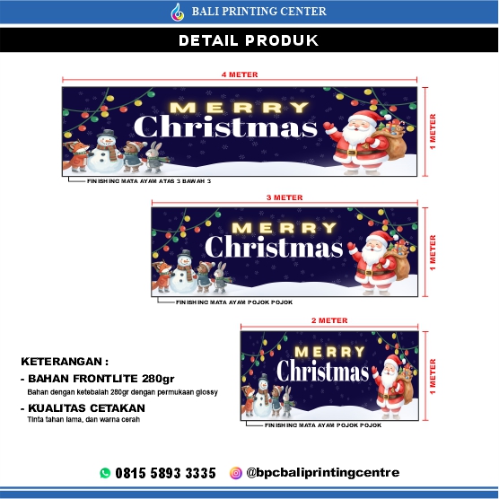 Spanduk Natal