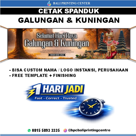 Spanduk Galungan & Kuningan