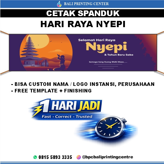 Spanduk Nyepi
