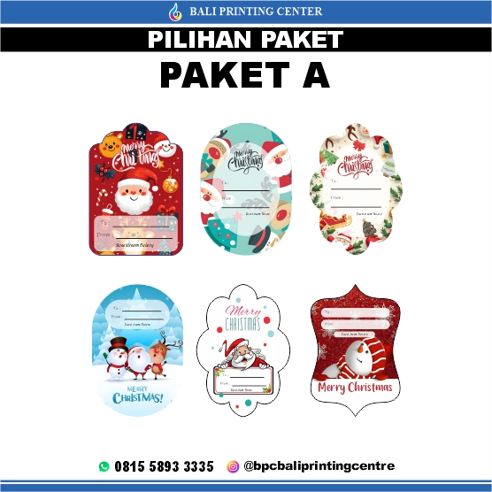 Cetak Hangtag Natal