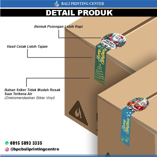 Cetak Stiker Label Natal