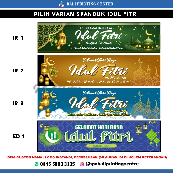 Spanduk Idul Fitri
