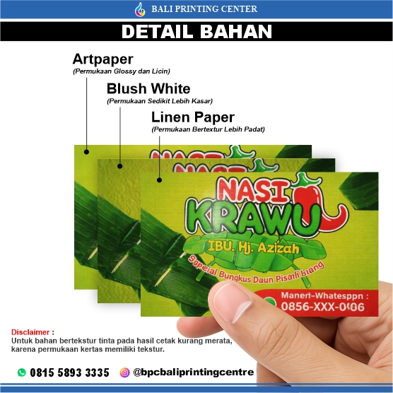 Cetak Kartu Nama Custom