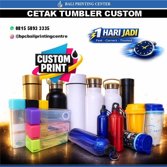 Cetak Tumbler Custom