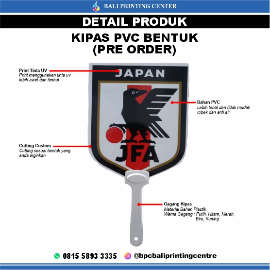 Cetak Kipas Custom