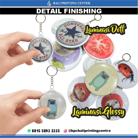 Cetak Gantungan Kunci Pin Custom