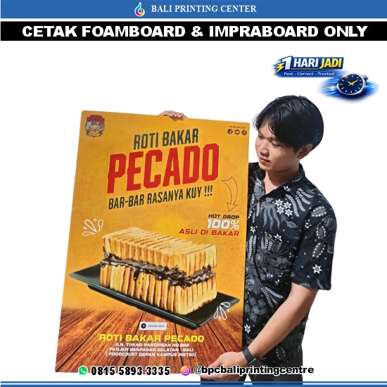 Paket Foamboard Only (Tanpa Tripod)