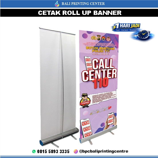 Cetak Roll Up Banner Custom