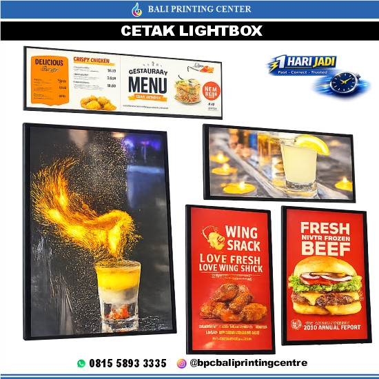 Cetak Lightbox Custom