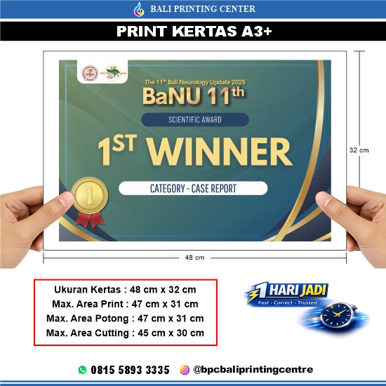 Print Kertas A3+