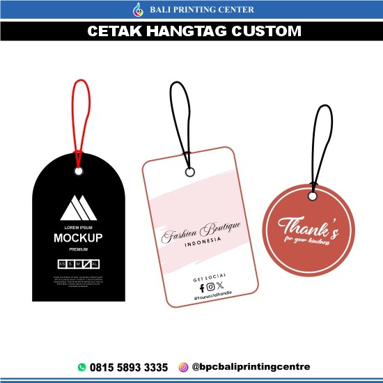 Cetak Hangtag Custom