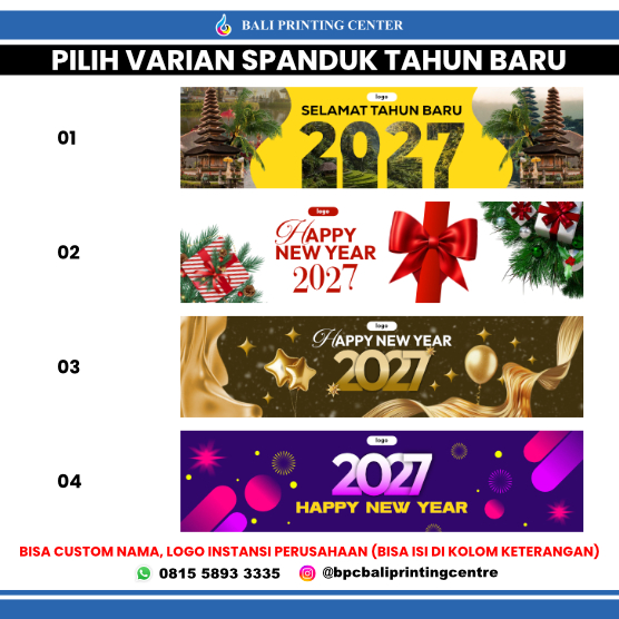 Spanduk Tahun Baru