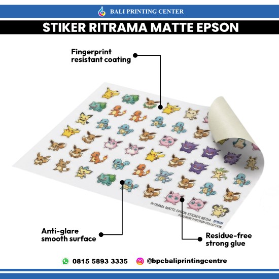 Print Stiker Ritrama Matte