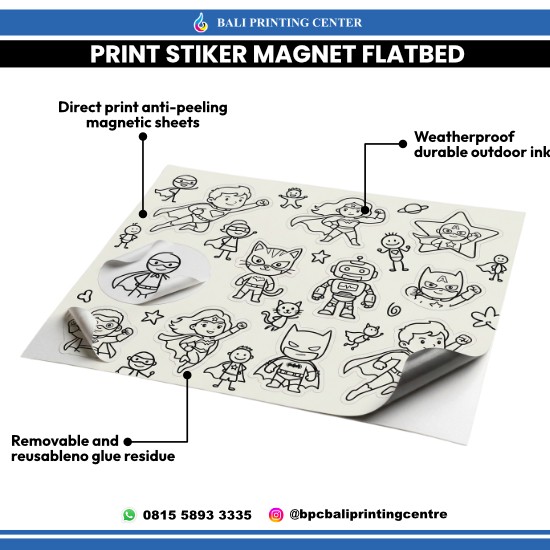 Print Stiker Magnet A3