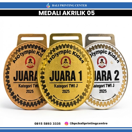 Medali Akrilik 1mm 05