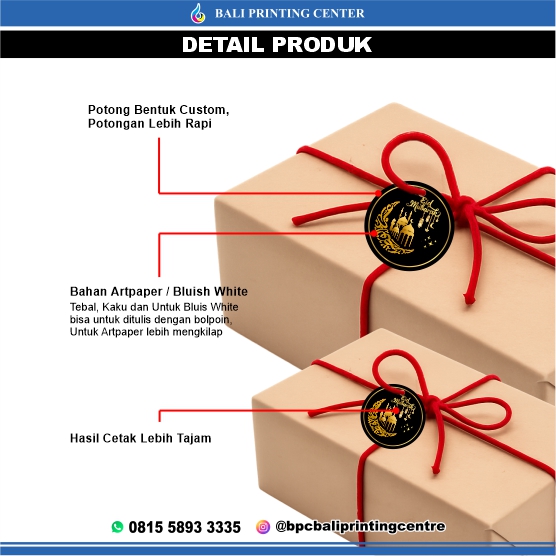 Cetak Hangtag Idul Fitri