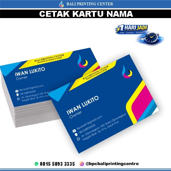 Cetak Kartu Nama Custom