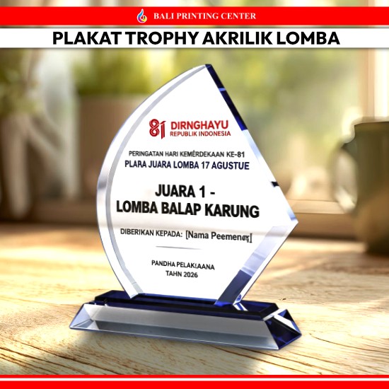 Plakat Akrilik Lomba Kemerdekaan 10mm