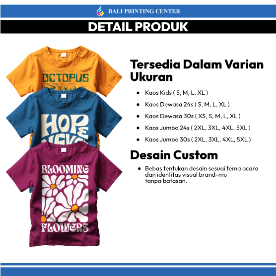 Print Kaos DTF Custom