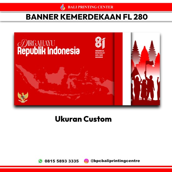Banner Kemerdekaan FL 280gr