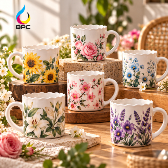 Print Mug Flower Custom