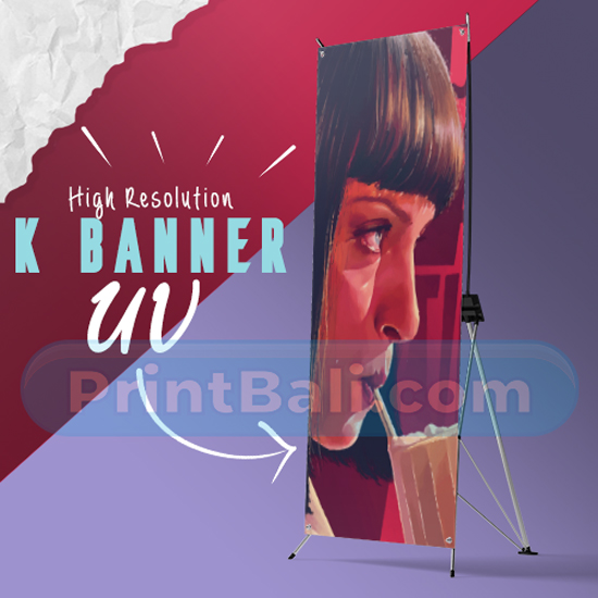 K Banner Cetak UV